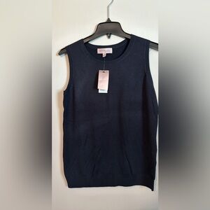 Philosophy Black Ribbed Sleeveless Tank Women’s small